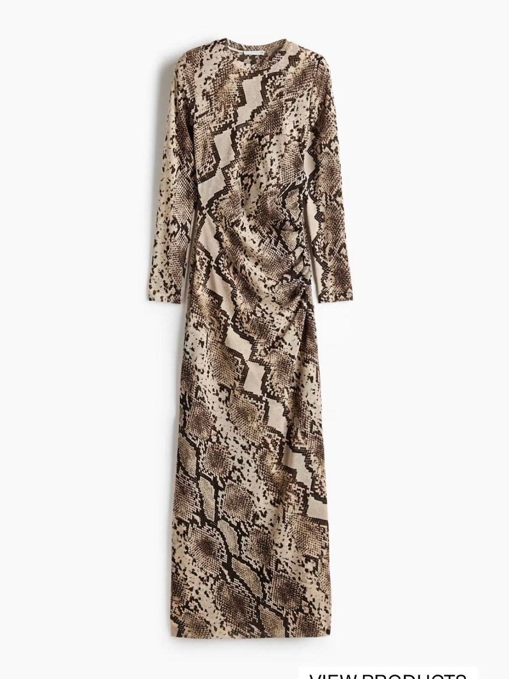 Stella McCartney for H&M Snake-Print Maxi Dress - NWT